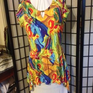 LINEA DOMANI SHORT DRESS TUNIC HIGH END SUPER SOFT